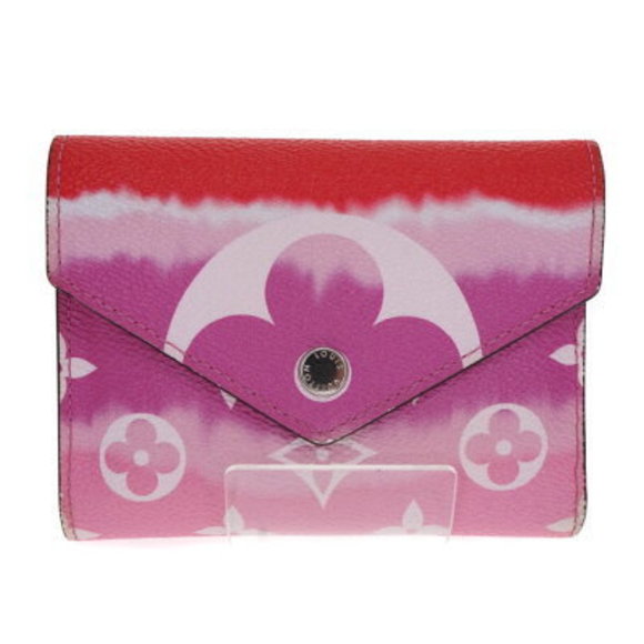 Louis Vuitton Portefeuille Victorine Wallet LV Escal Rouge Red Pink - Picture 1 of 6